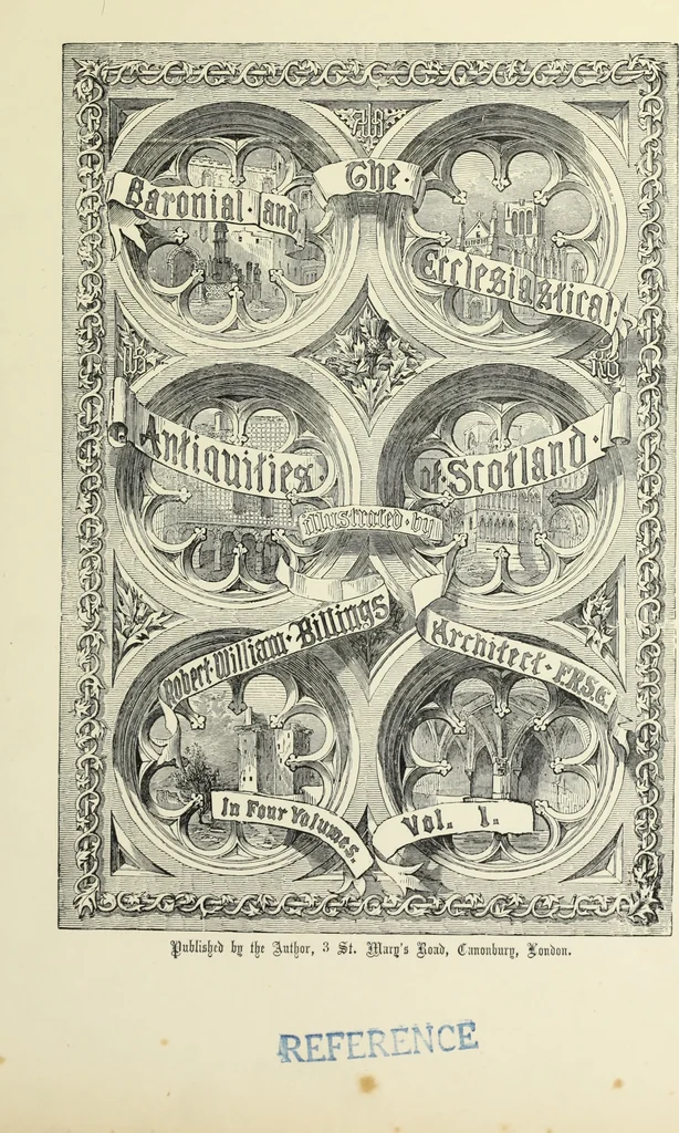 An illustration from The baronial and ecclesiastical antiquities of Scotland, 1852, leaf 6