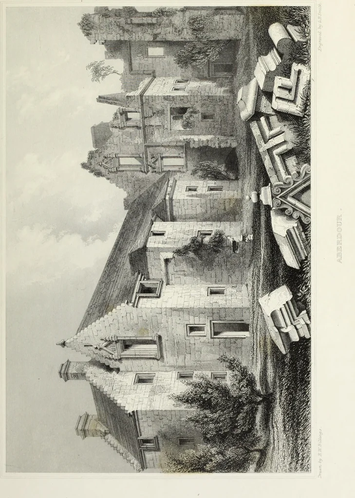 An illustration from The baronial and ecclesiastical antiquities of Scotland, 1852, leaf 82