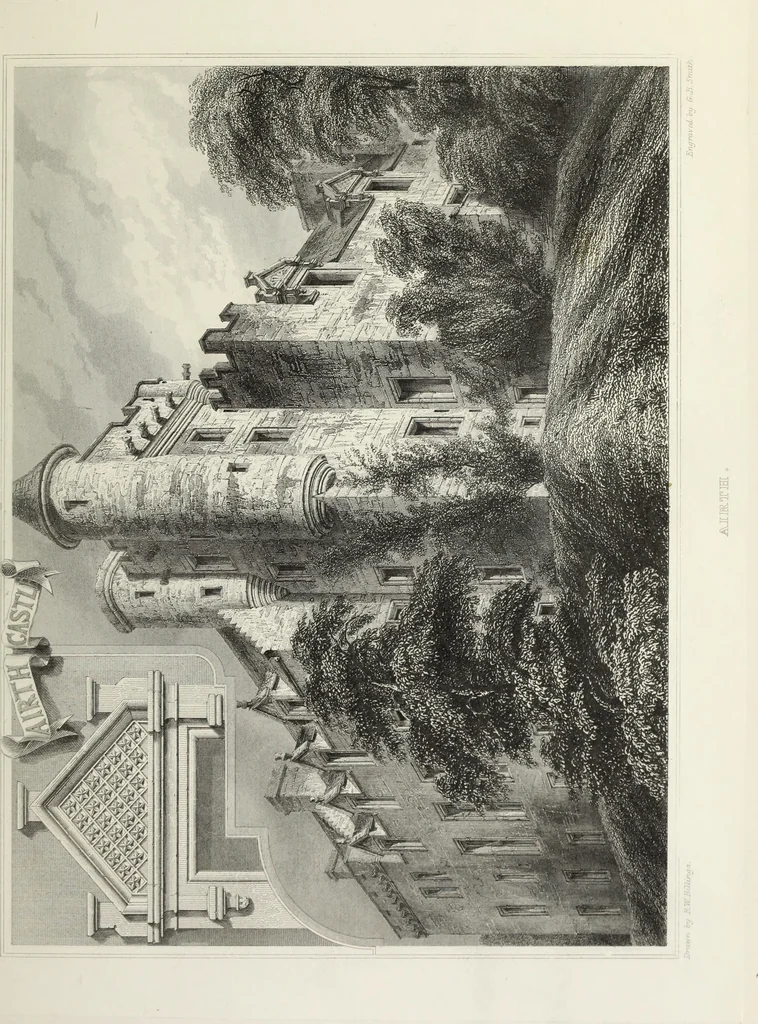 An illustration from The baronial and ecclesiastical antiquities of Scotland, 1852, leaf 86