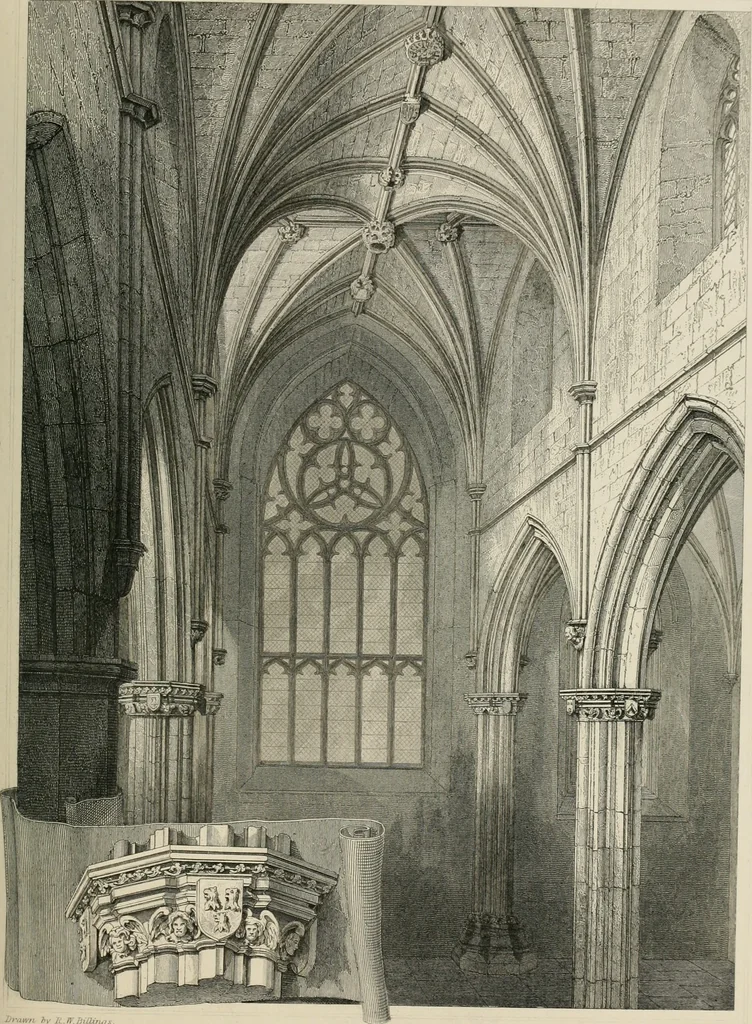 An illustration from The baronial and ecclesiastical antiquities of Scotland, 1852, leaf 144