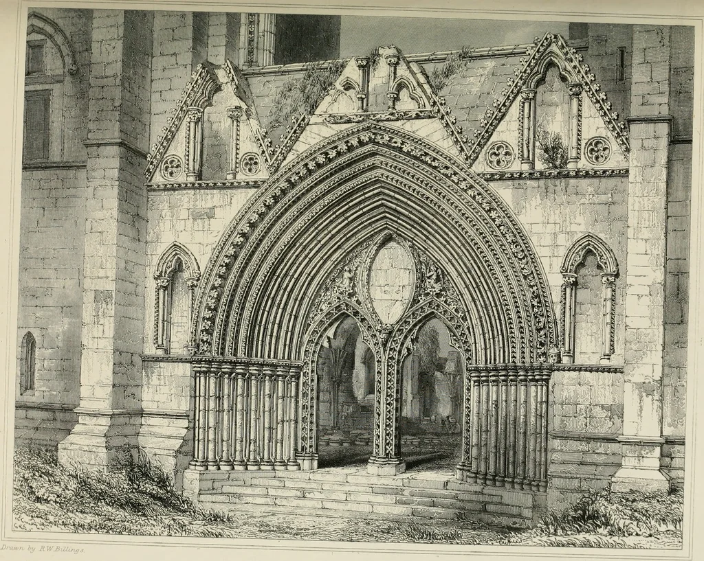 An illustration from The baronial and ecclesiastical antiquities of Scotland, 1852, leaf 208
