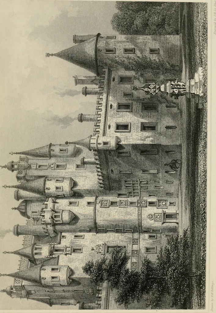 An illustration from The baronial and ecclesiastical antiquities of Scotland, 1852, leaf 284