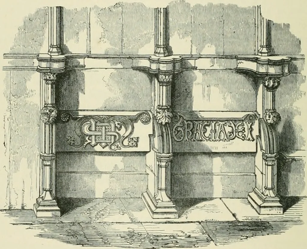 An illustration from The baronial and ecclesiastical antiquities of Scotland, 1852, leaf 57