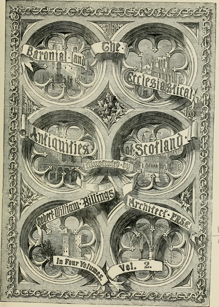 An illustration from The baronial and ecclesiastical antiquities of Scotland, 1852, leaf 6