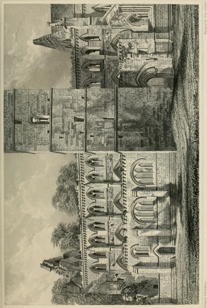 An illustration from The baronial and ecclesiastical antiquities of Scotland, 1852, leaf 64