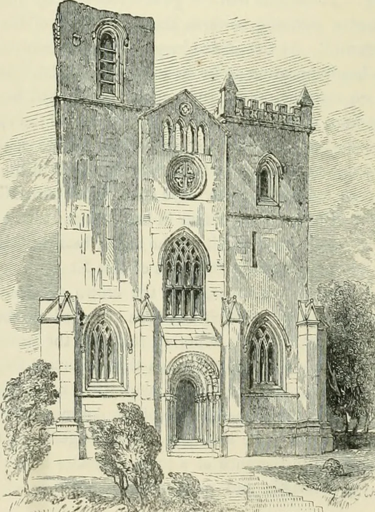 An illustration from The baronial and ecclesiastical antiquities of Scotland, 1852, leaf 87