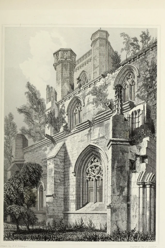 An illustration from The baronial and ecclesiastical antiquities of Scotland, 1852, leaf 122