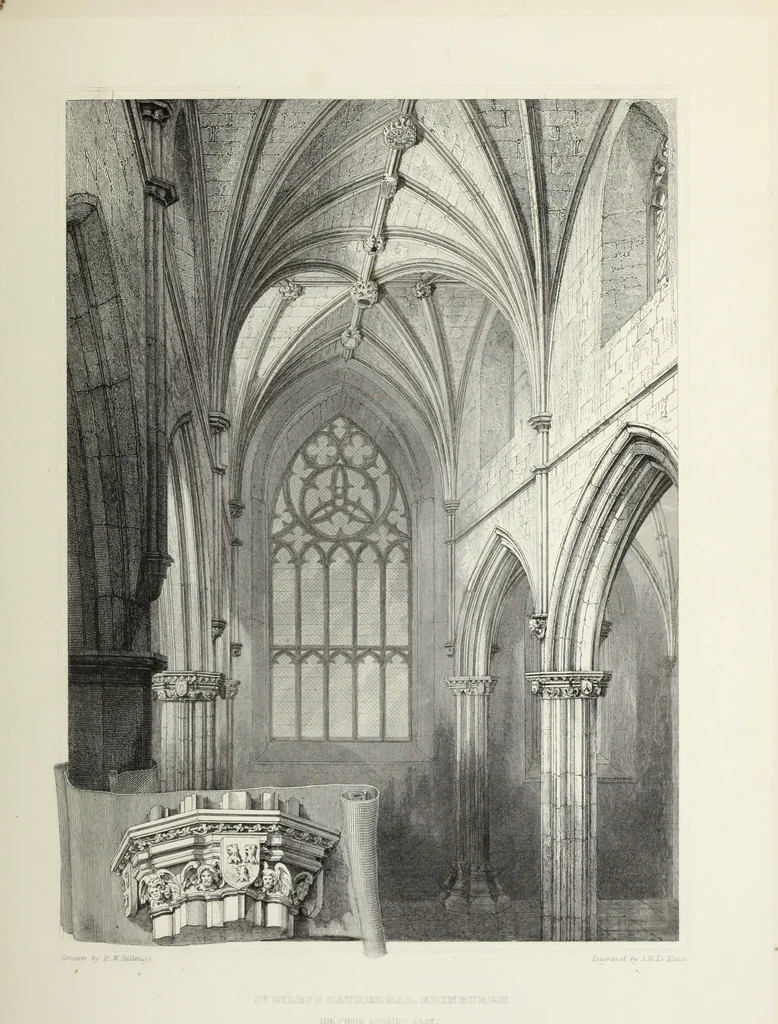 An illustration from The baronial and ecclesiastical antiquities of Scotland, 1852, leaf 144