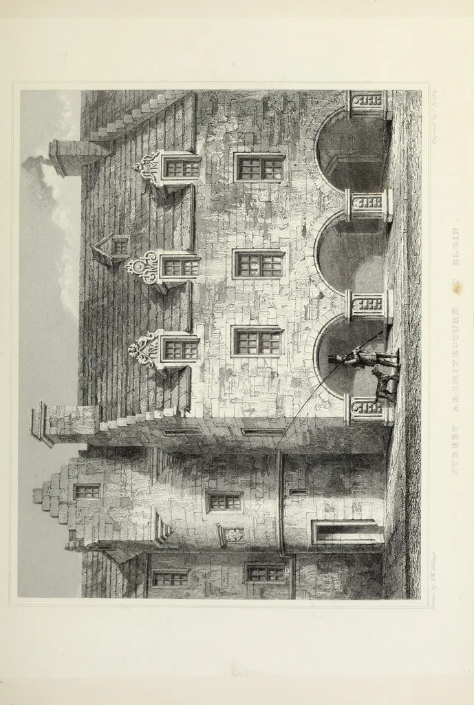 An illustration from The baronial and ecclesiastical antiquities of Scotland, 1852, leaf 198