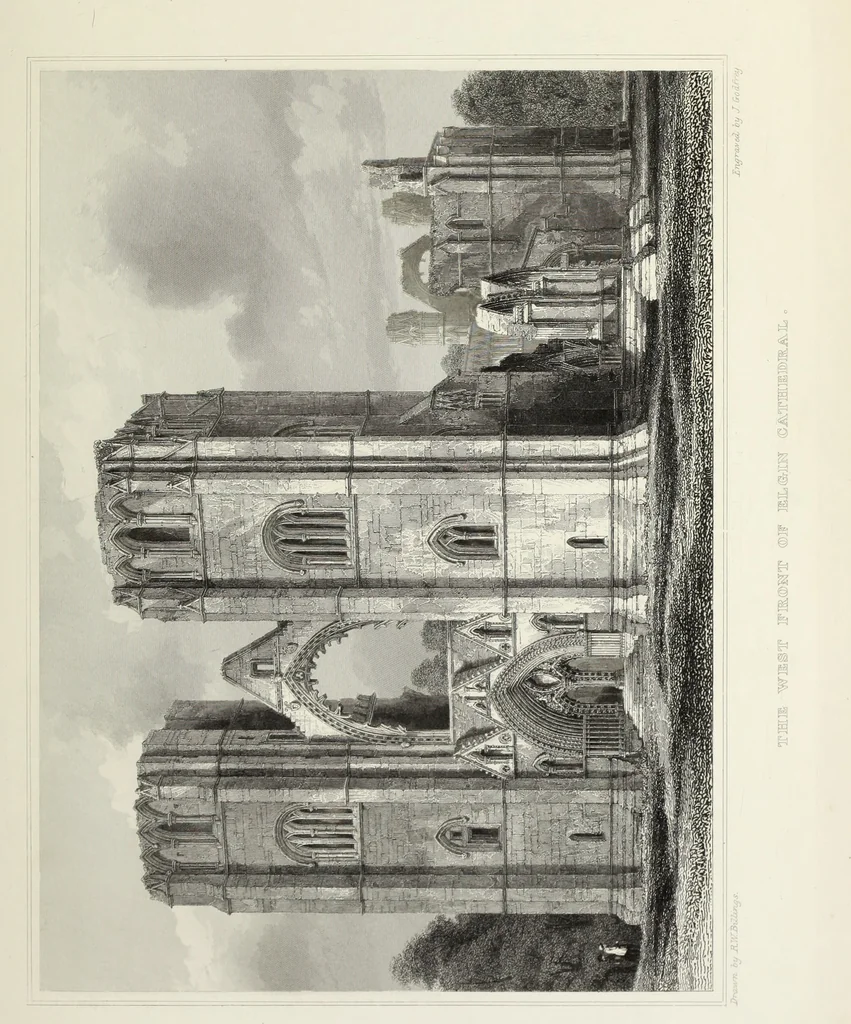 An illustration from The baronial and ecclesiastical antiquities of Scotland, 1852, leaf 206