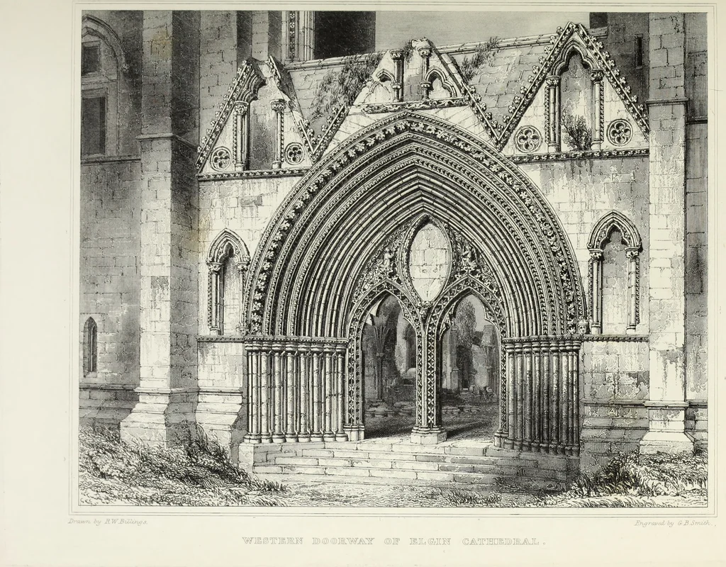 An illustration from The baronial and ecclesiastical antiquities of Scotland, 1852, leaf 210