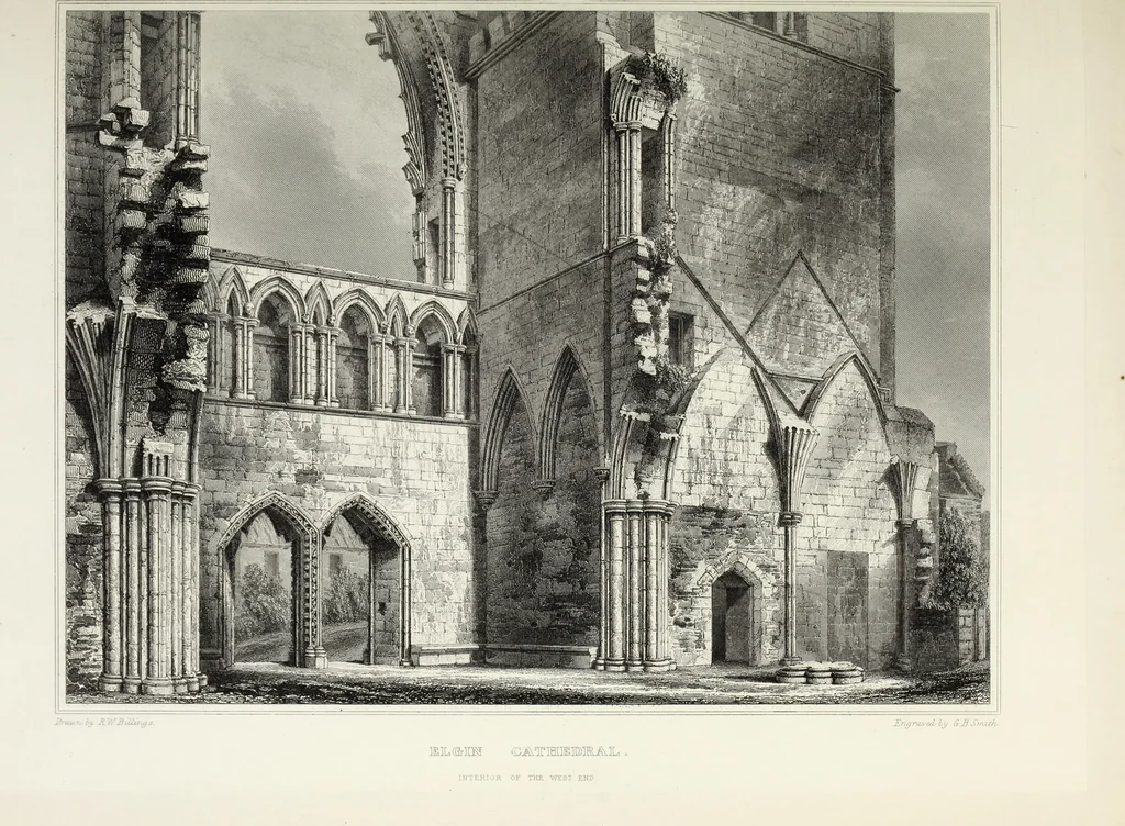 An illustration from The baronial and ecclesiastical antiquities of Scotland, 1852, leaf 214