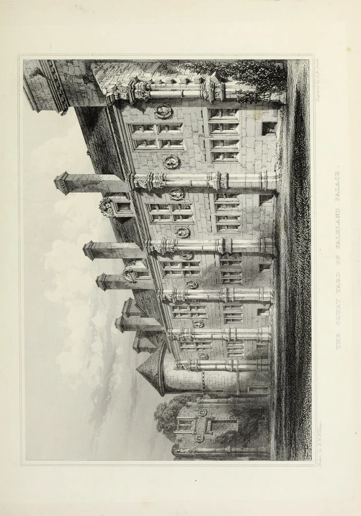 An illustration from The baronial and ecclesiastical antiquities of Scotland, 1852, leaf 244