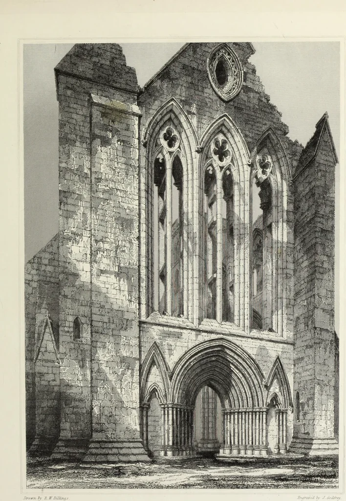An illustration from The baronial and ecclesiastical antiquities of Scotland, 1852, leaf 60