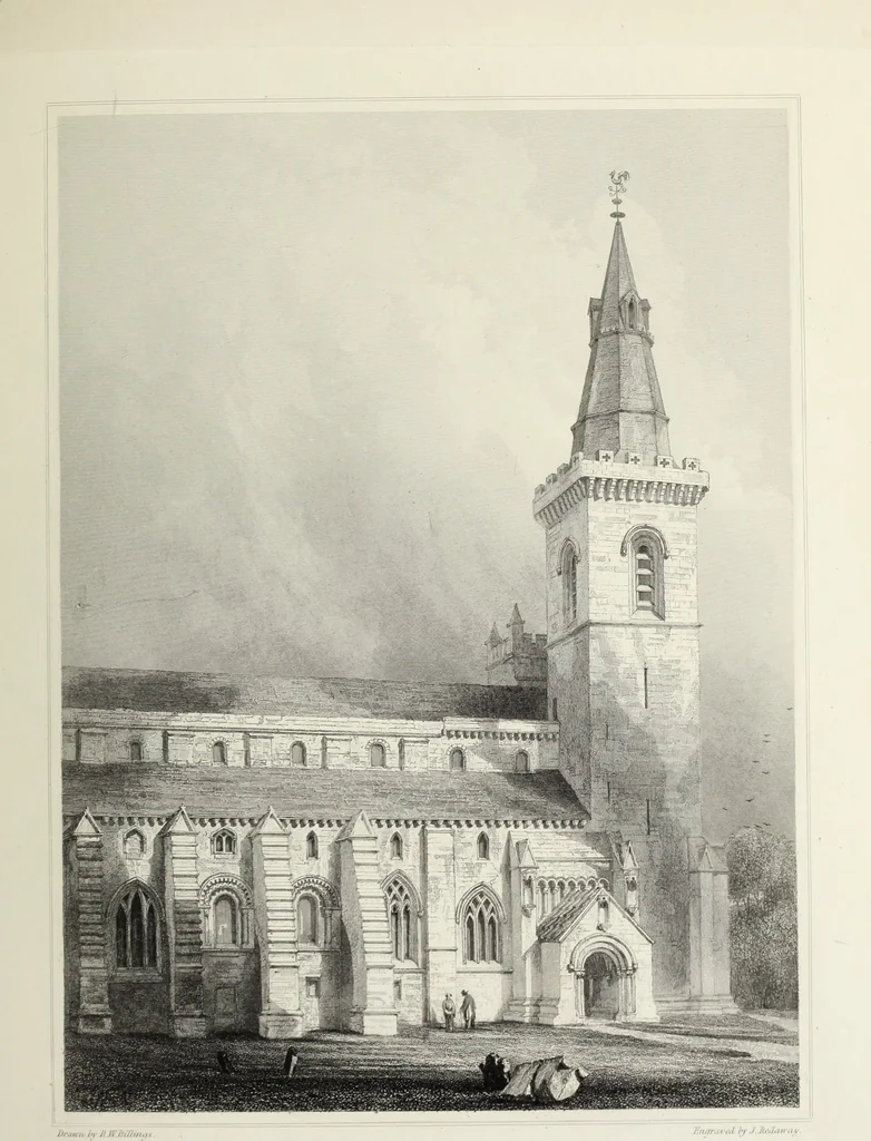 An illustration from The baronial and ecclesiastical antiquities of Scotland, 1852, leaf 90