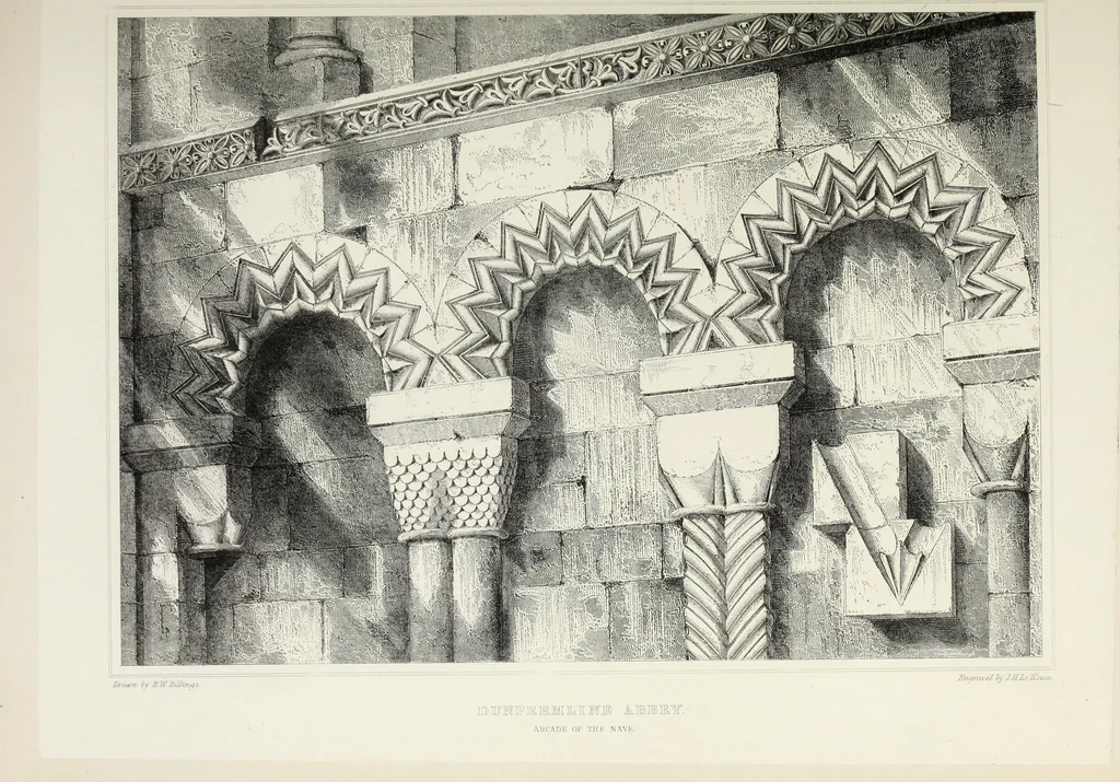 An illustration from The baronial and ecclesiastical antiquities of Scotland, 1852, leaf 98