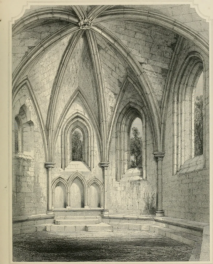 An illustration from The baronial and ecclesiastical antiquities of Scotland, 1852, leaf 136