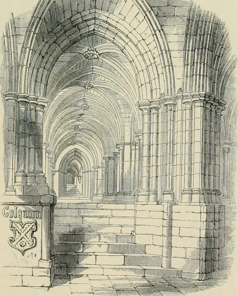 An illustration from The baronial and ecclesiastical antiquities of Scotland, 1852, leaf 14