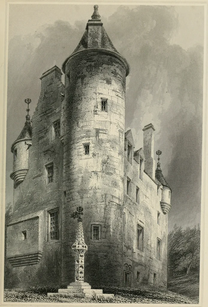 An illustration from The baronial and ecclesiastical antiquities of Scotland, 1852, leaf 184