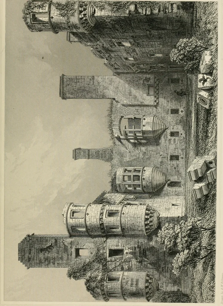 An illustration from The baronial and ecclesiastical antiquities of Scotland, 1852, leaf 258