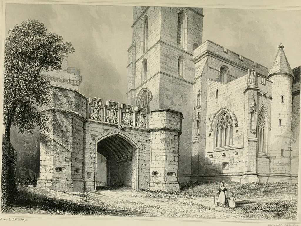 An illustration from The baronial and ecclesiastical antiquities of Scotland, 1852, leaf 302
