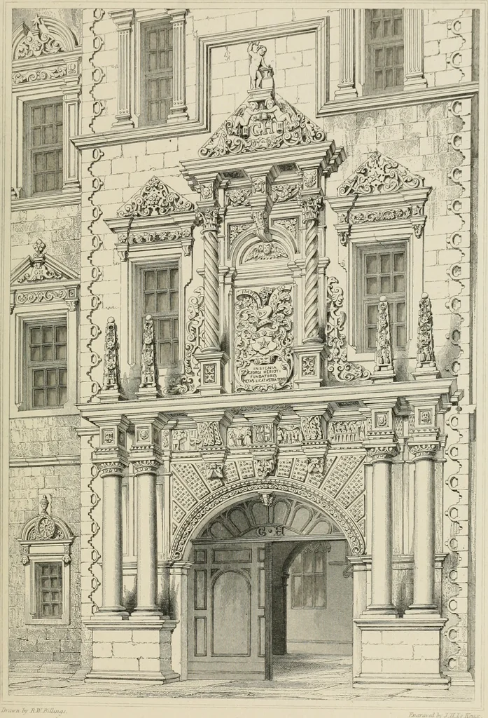 An illustration from The baronial and ecclesiastical antiquities of Scotland, 1852, leaf 74