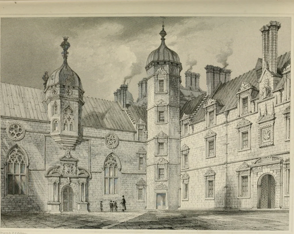 An illustration from The baronial and ecclesiastical antiquities of Scotland, 1852, leaf 82