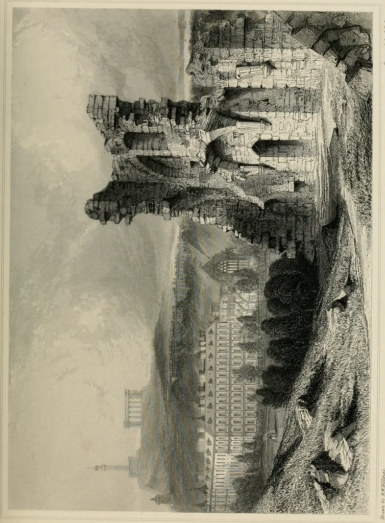 An illustration from The baronial and ecclesiastical antiquities of Scotland, 1852, leaf 98
