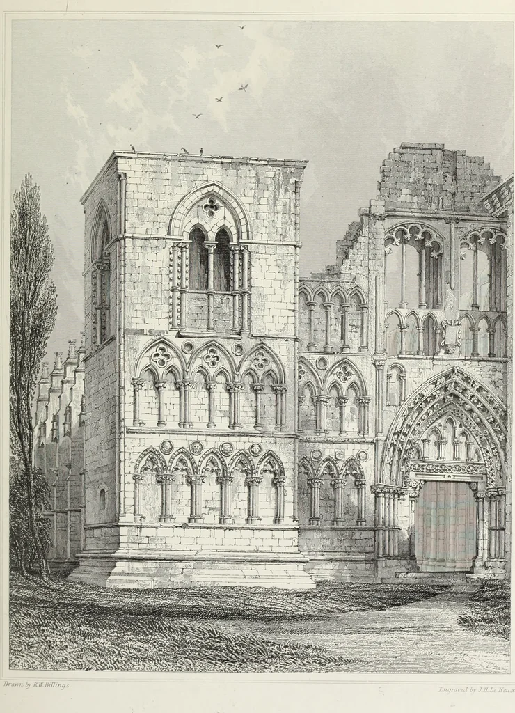An illustration from The baronial and ecclesiastical antiquities of Scotland, 1852, leaf 110