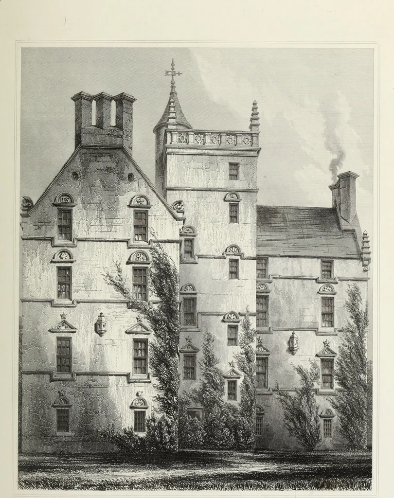 An illustration from The baronial and ecclesiastical antiquities of Scotland, 1852, leaf 142