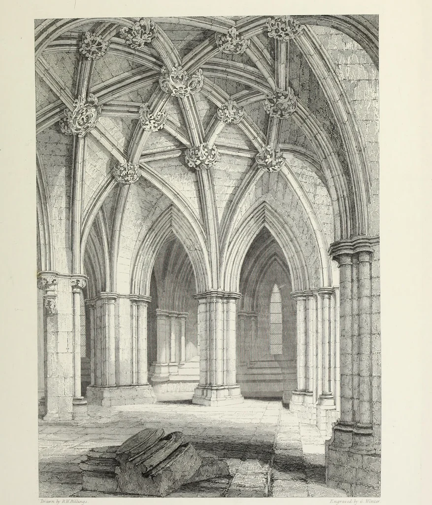 An illustration from The baronial and ecclesiastical antiquities of Scotland, 1852, leaf 46