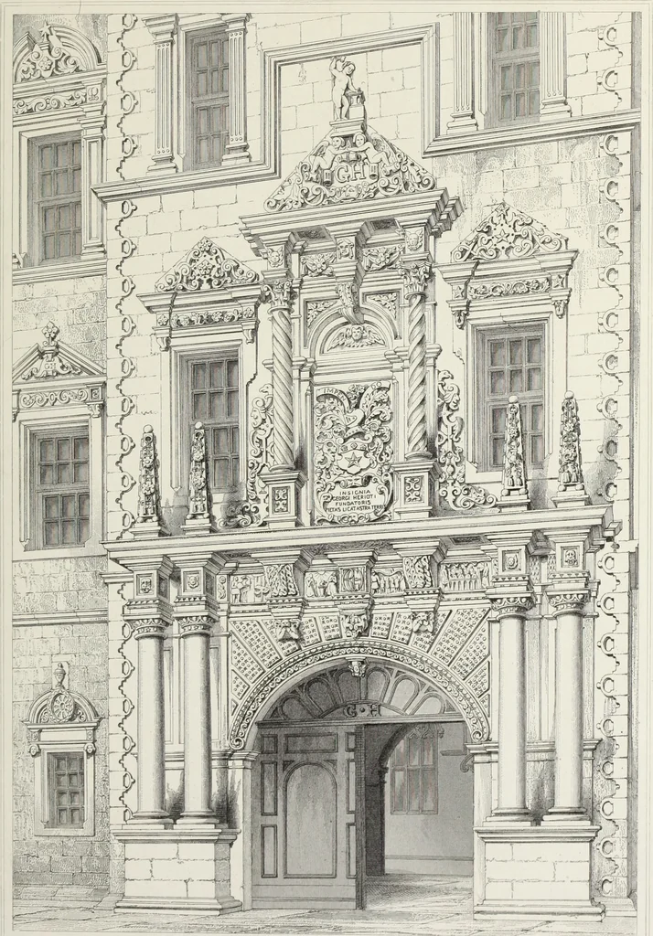An illustration from The baronial and ecclesiastical antiquities of Scotland, 1852, leaf 74
