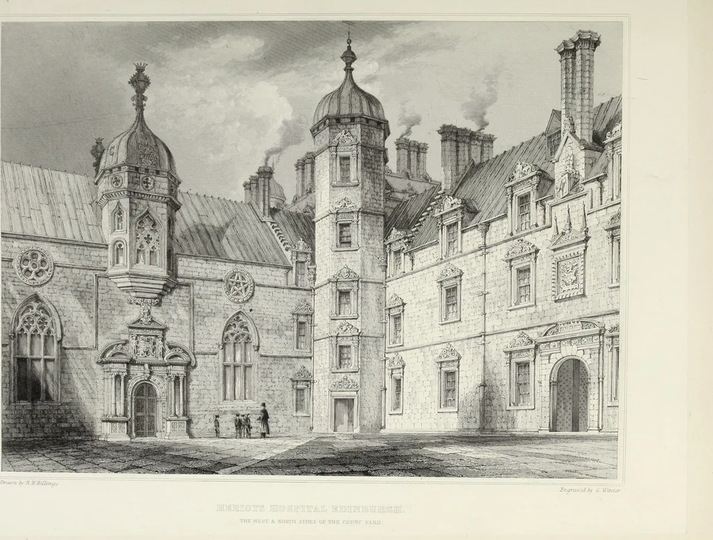 An illustration from The baronial and ecclesiastical antiquities of Scotland, 1852, leaf 82