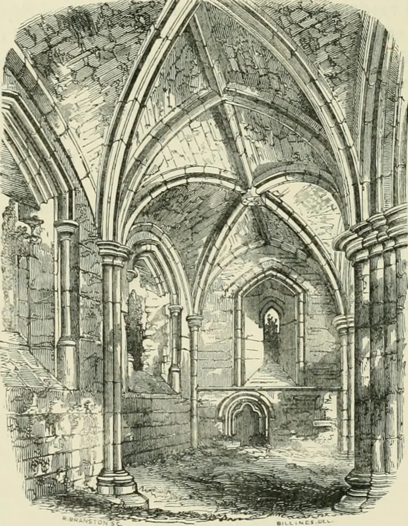 An illustration from The baronial and ecclesiastical antiquities of Scotland, 1852, leaf 101