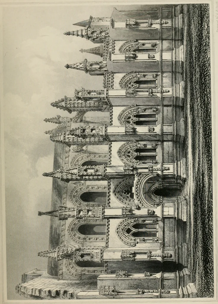 An illustration from The baronial and ecclesiastical antiquities of Scotland, 1852, leaf 196
