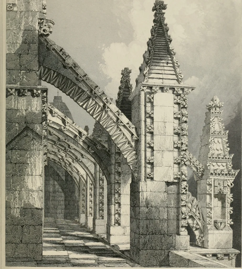 An illustration from The baronial and ecclesiastical antiquities of Scotland, 1852, leaf 204