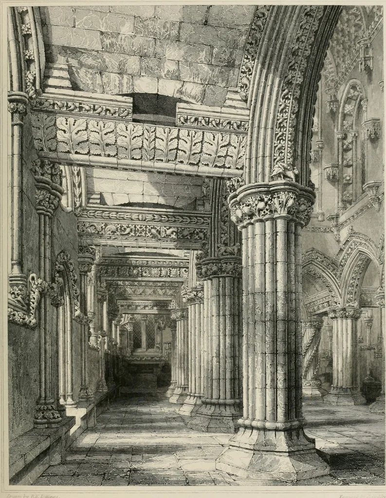 An illustration from The baronial and ecclesiastical antiquities of Scotland, 1852, leaf 208