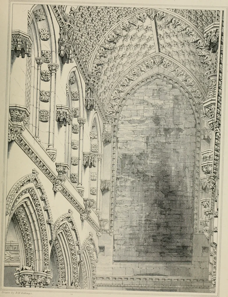 An illustration from The baronial and ecclesiastical antiquities of Scotland, 1852, leaf 212