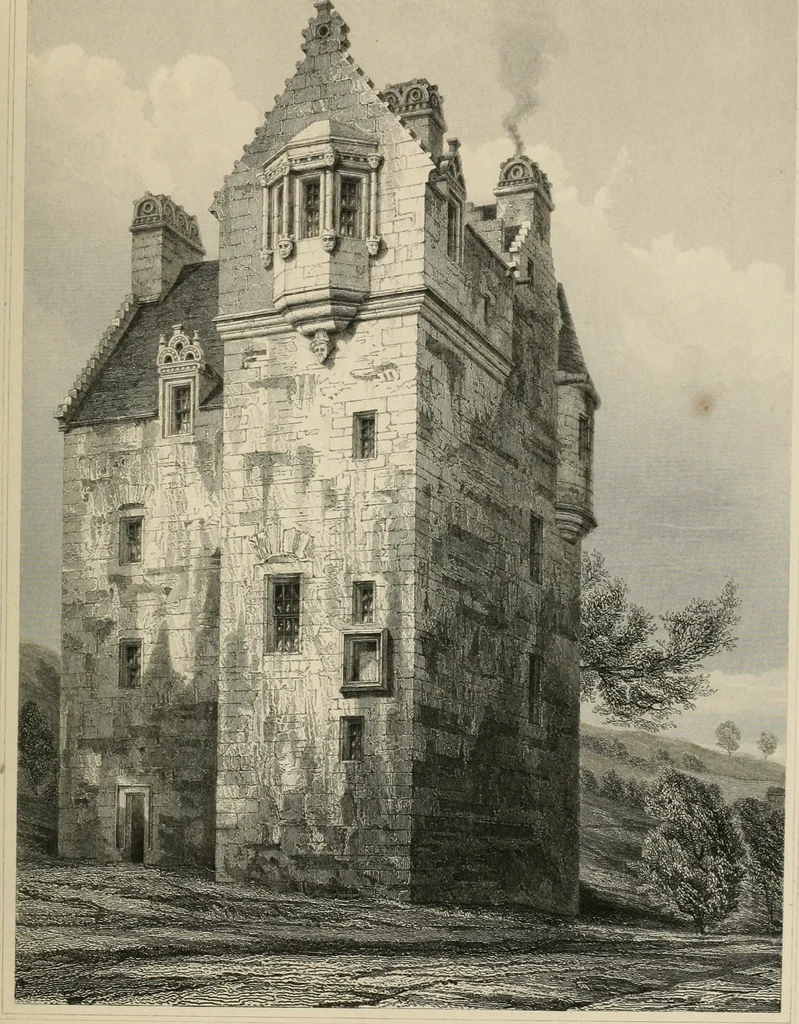 An illustration from The baronial and ecclesiastical antiquities of Scotland, 1852, leaf 24