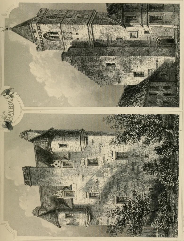 An illustration from The baronial and ecclesiastical antiquities of Scotland, 1852, leaf 28