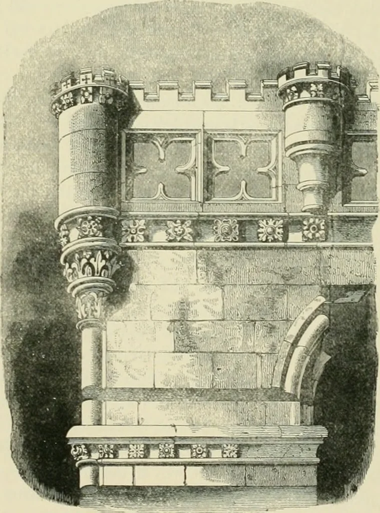 An illustration from The baronial and ecclesiastical antiquities of Scotland, 1852, leaf 35