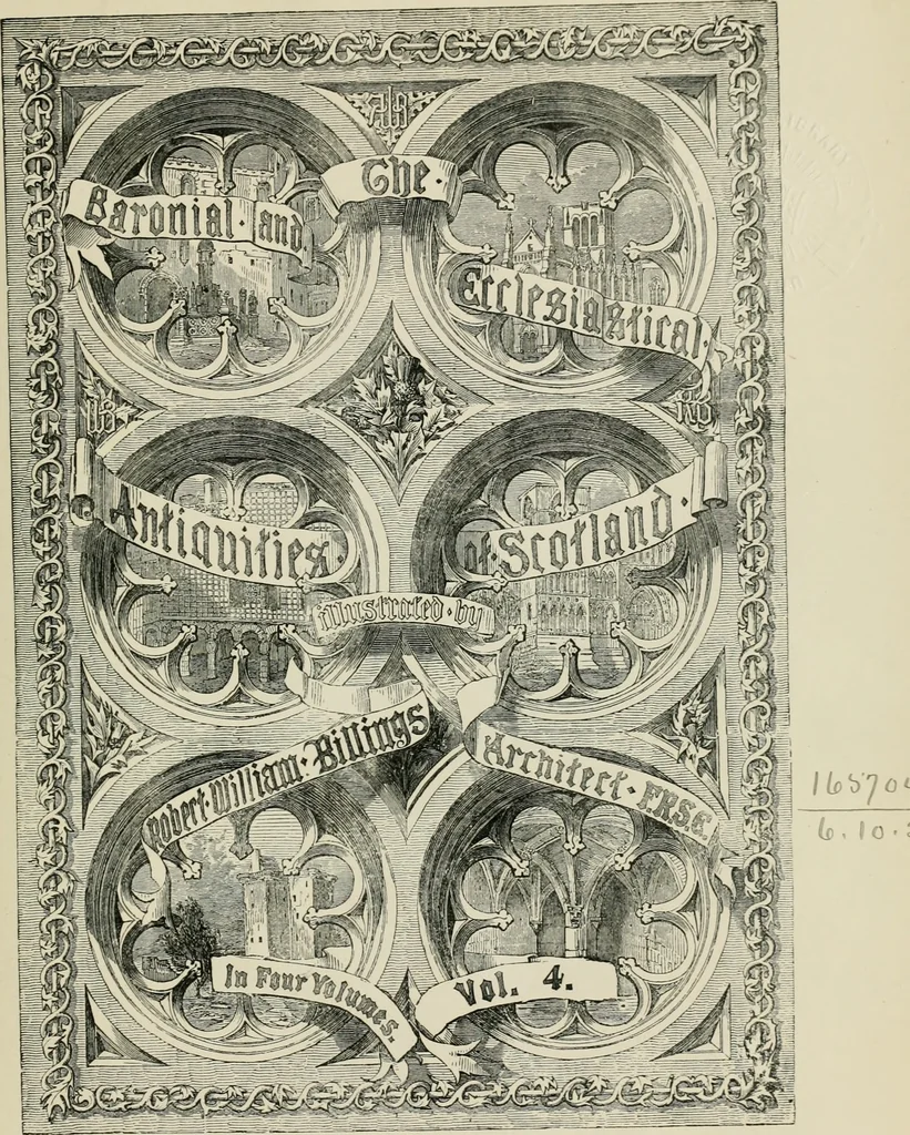 An illustration from The baronial and ecclesiastical antiquities of Scotland, 1852, leaf 6
