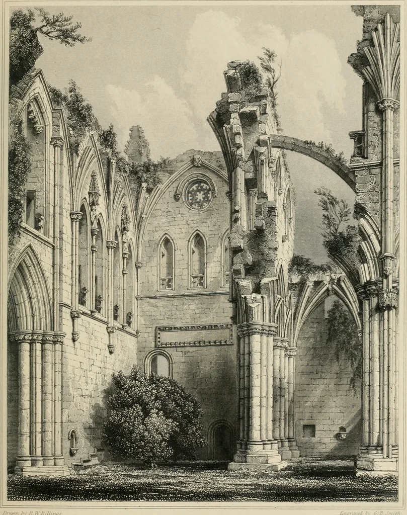 An illustration from The baronial and ecclesiastical antiquities of Scotland, 1852, leaf 62