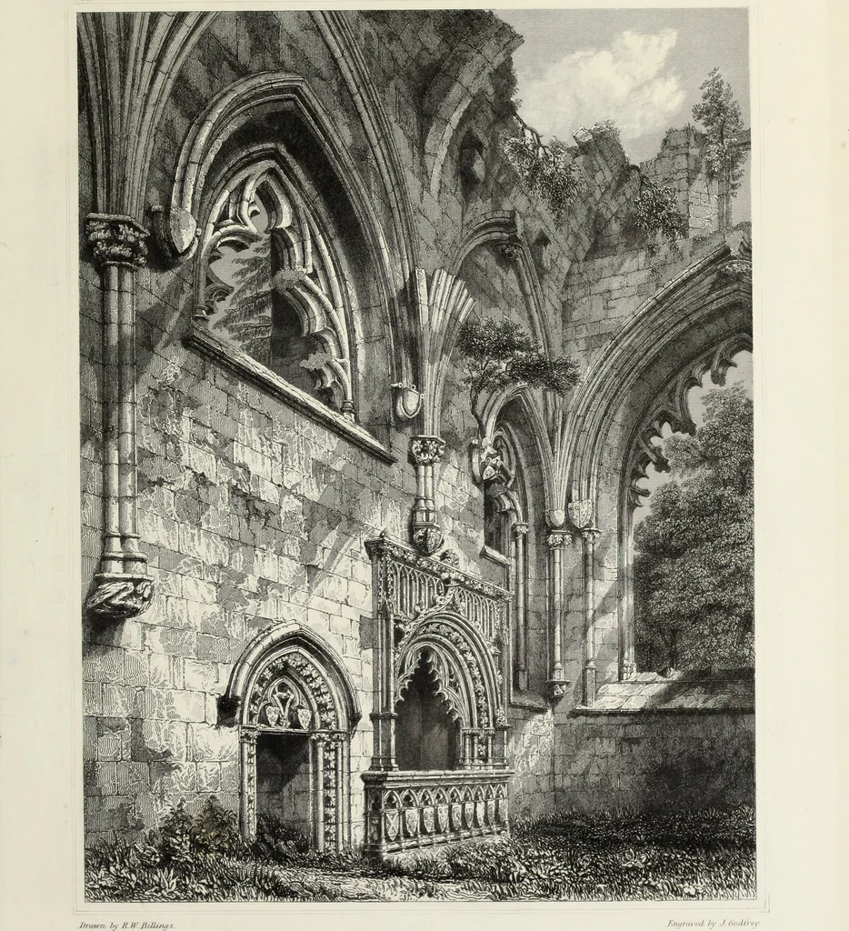 An illustration from The baronial and ecclesiastical antiquities of Scotland, 1852, leaf 18