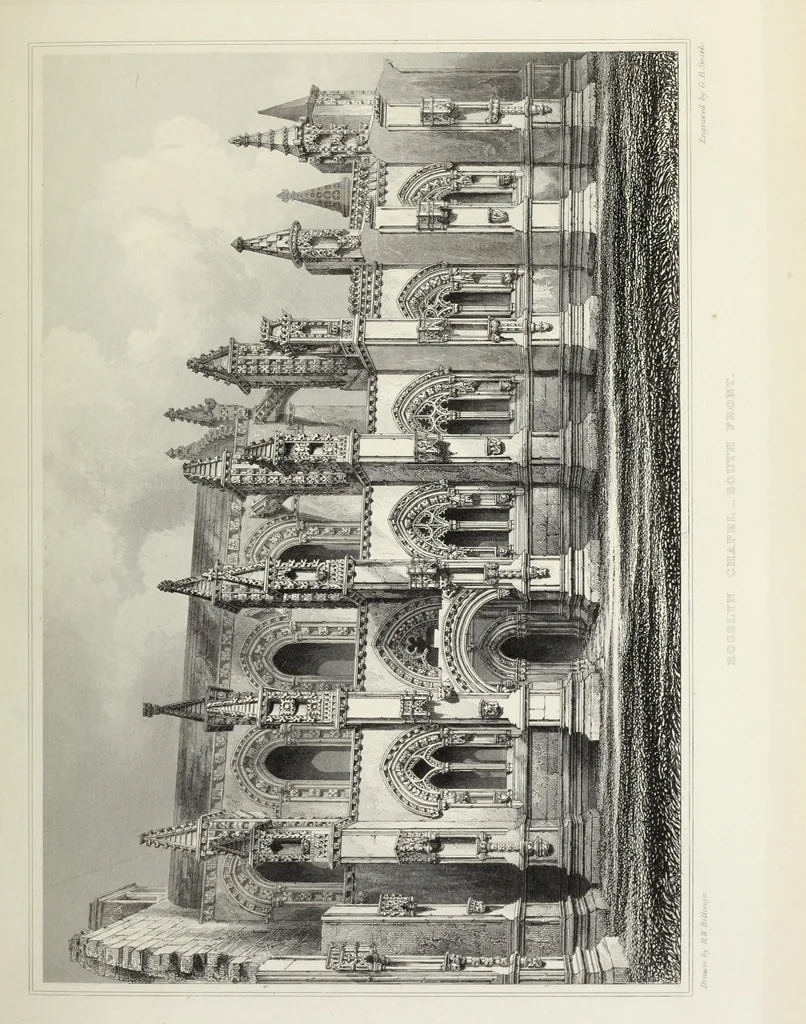 An illustration from The baronial and ecclesiastical antiquities of Scotland, 1852, leaf 196