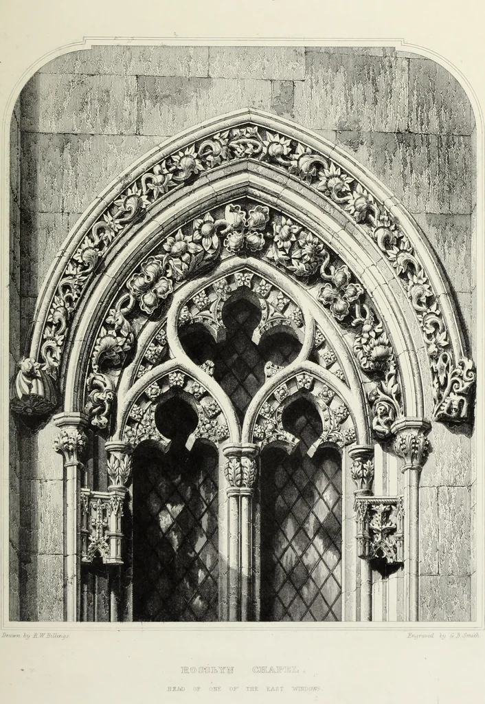 An illustration from The baronial and ecclesiastical antiquities of Scotland, 1852, leaf 200