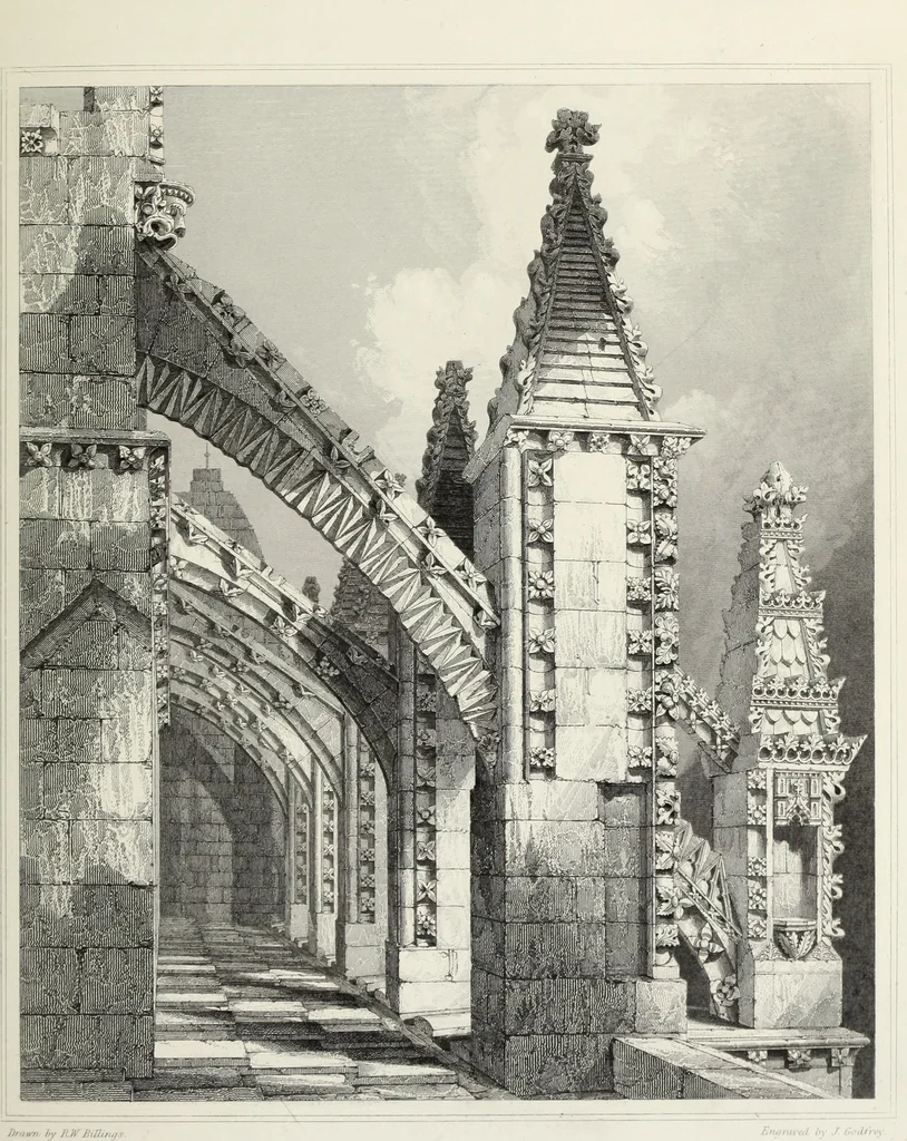 An illustration from The baronial and ecclesiastical antiquities of Scotland, 1852, leaf 204