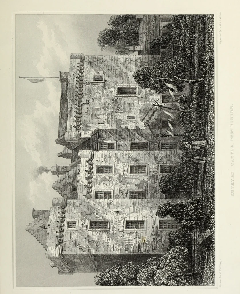 An illustration from The baronial and ecclesiastical antiquities of Scotland, 1852, leaf 222