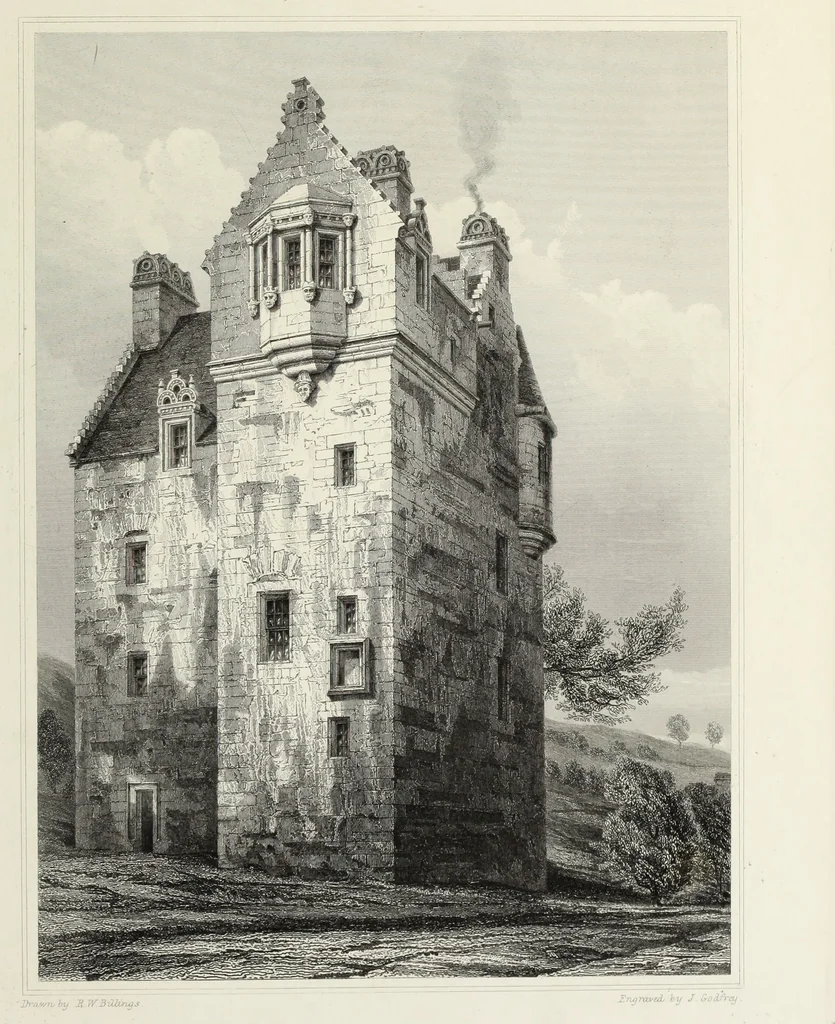 An illustration from The baronial and ecclesiastical antiquities of Scotland, 1852, leaf 24