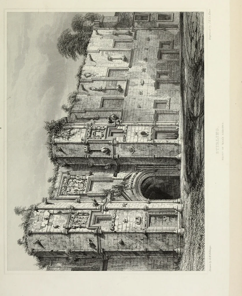 An illustration from The baronial and ecclesiastical antiquities of Scotland, 1852, leaf 266